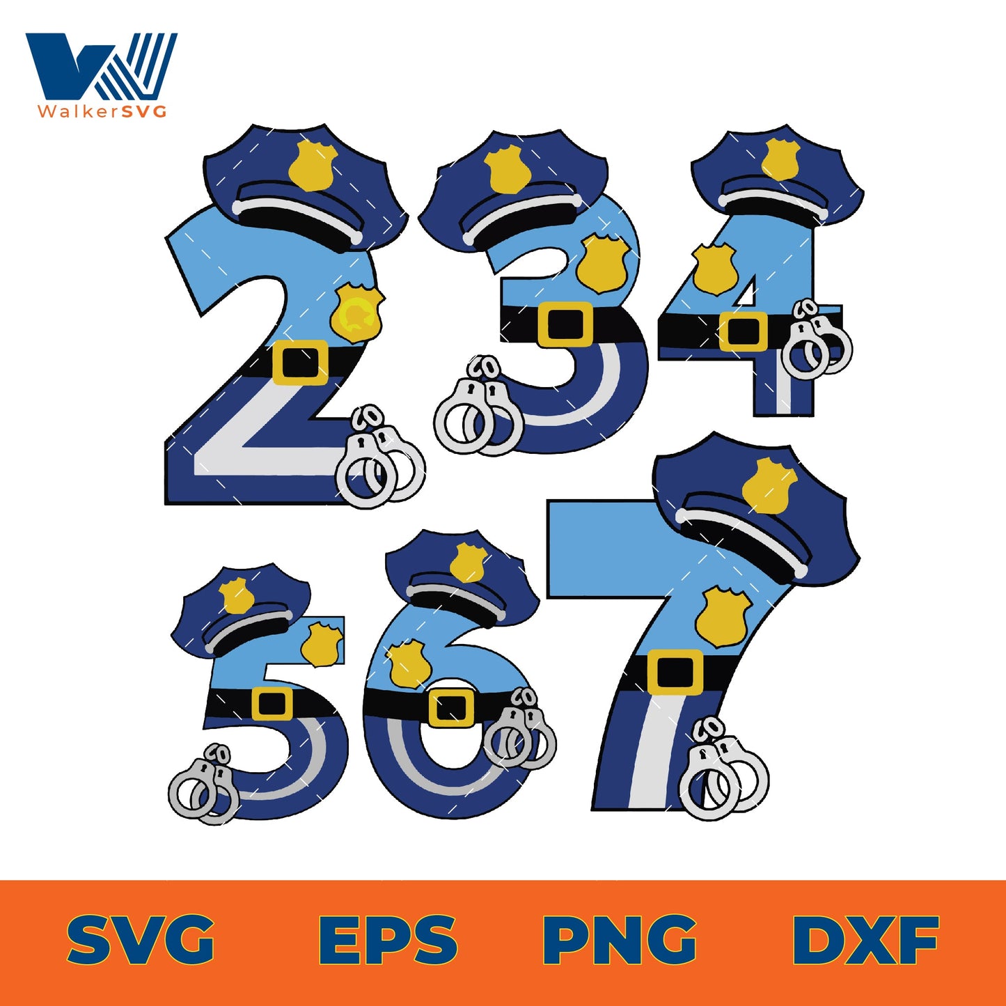 Patrol Number SVG Bundle