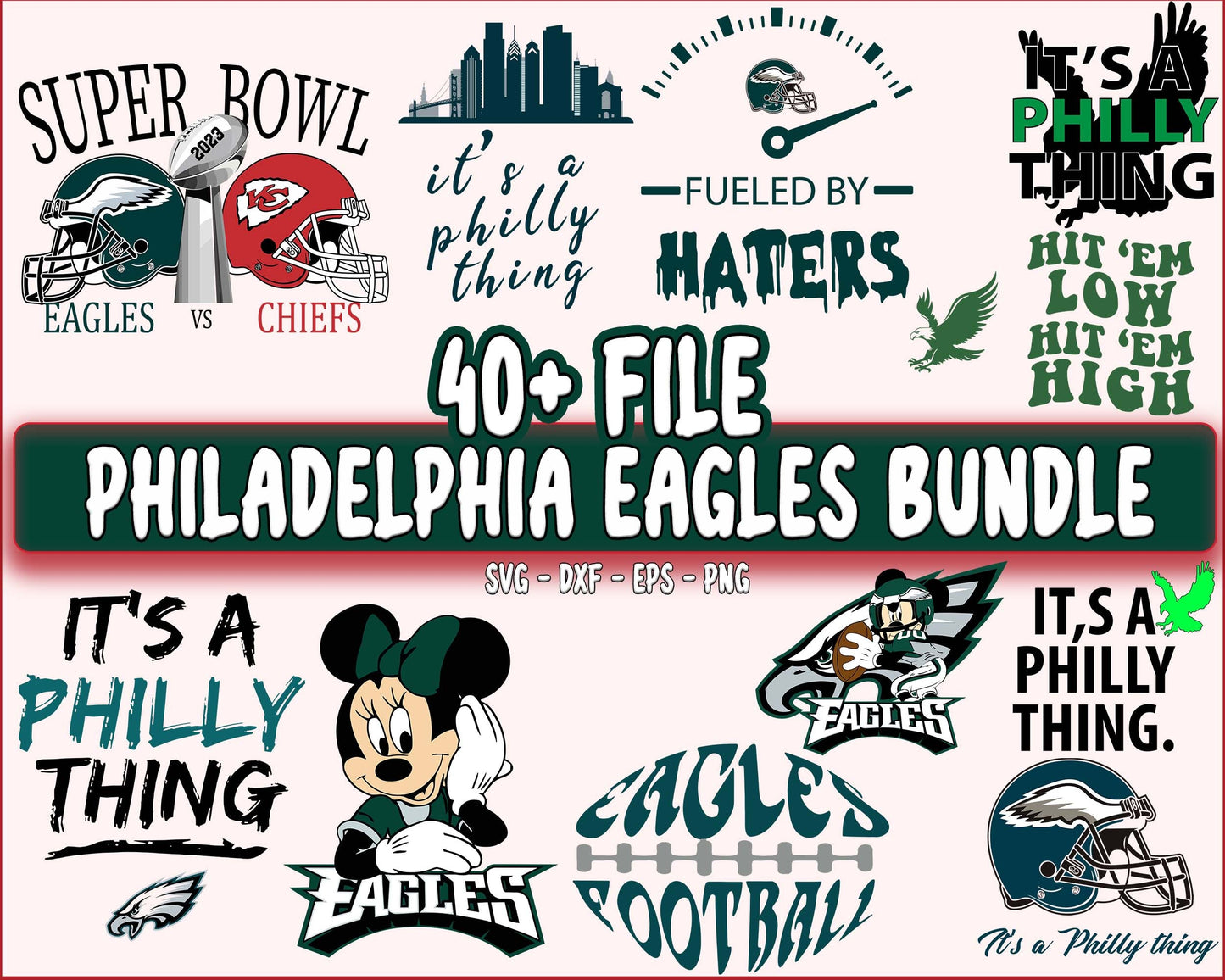 Philadelphia-Eagles SVG , 40+ file Philadelphia-Eagles SVG Bundle , NFL SVG , Philadelphia-Eagles svg dxf eps png , digital download, cricut, file cut