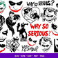 Joker SVG Bundle - 1000+ files Joker SVG, EPS, PNG, DXF for Cricut, Silhouette