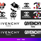 Fashion Brands SVG Bundle - 150+ files Fashion Brands SVG, PNG for Cricut, Silhouette