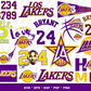 Lakers SVG Bundle - 250+ files Lakers SVG, EPS, PNG, DXF for Cricut, Silhouette