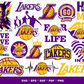 Lakers SVG Bundle - 250+ files Lakers SVG, EPS, PNG, DXF for Cricut, Silhouette