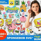 Spongebob SVG Bundle - 1500+ files Spongebob SVG, EPS, PNG, DXF for Cricut, Silhouette