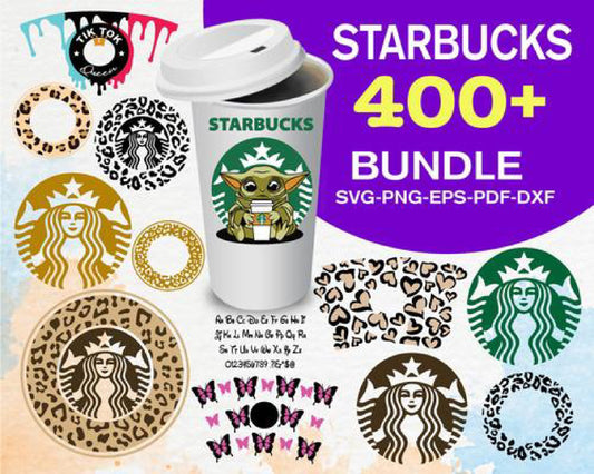 400+Starbucks Wrap, SVGStarbucks svg, Starbucks svg bundle, Starbucks Logo SVG, Starbucks Option Coffee Emblem Cut Collection Siren Starbucks Svg for Cricut