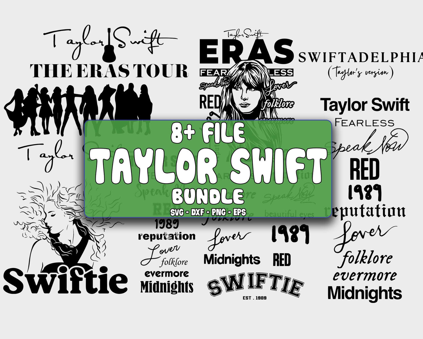 Taylor Swift SVG, Midnights Album svg, Swiftie Merch svg , Swifties SVG DXF EPS PNG, Different File Types , Cutting Image, File Cut , Digital Download, Instant Download