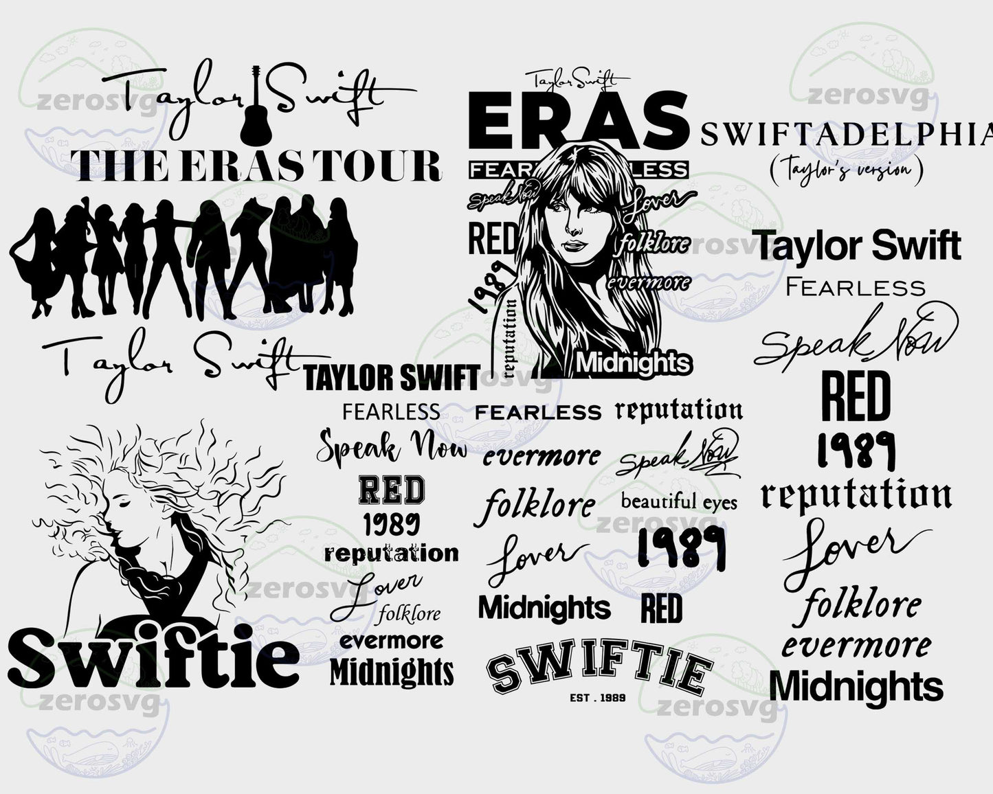 Taylor Swift SVG, Midnights Album svg, Swiftie Merch svg , Swifties SVG DXF EPS PNG, Different File Types , Cutting Image, File Cut , Digital Download, Instant Download