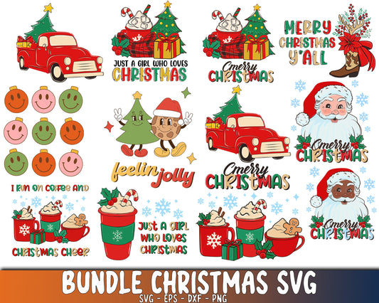 bundle christmas SVG - Mega Christmast SVG , EPS, PNG, DXF for Cricut, Silhouette