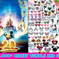 99.999+ file Disney bundle svg, Disney svg,dxf,png,eps, cricut , file cut , Silhouette, Digital Dowload