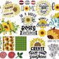 Flowers SVG Bundle - 2000+ files Flowers SVG, EPS, PNG, DXF for Cricut, Silhouette