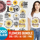 Flowers SVG Bundle - 2000+ files Flowers SVG, EPS, PNG, DXF for Cricut, Silhouette