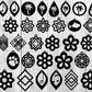 Earrings SVG Bundle - 1000+ files Earrings SVG, EPS, PNG, DXF for Cricut, Silhouette