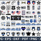 Police SVG Bundle - 1000+ files Police SVG, EPS, PNG, DXF for Cricut, Silhouette
