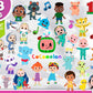 CoComelon SVG Bundle - 336+ files CoComelon SVG, EPS, PNG, DXF for Cricut, Silhouette