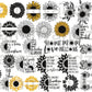 Sunflower SVG Bundle - 105+ files Sunflower SVG, EPS, PNG, DXF for Cricut, Silhouette