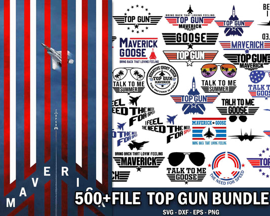 Top gun bundle svg ,500+ file Top Gun SVG , Talk To Me Goose svg, Maverick SVG  ,Mega Bundle Top Gun svg , file cut , for Cricut,  Silhouette , digital download